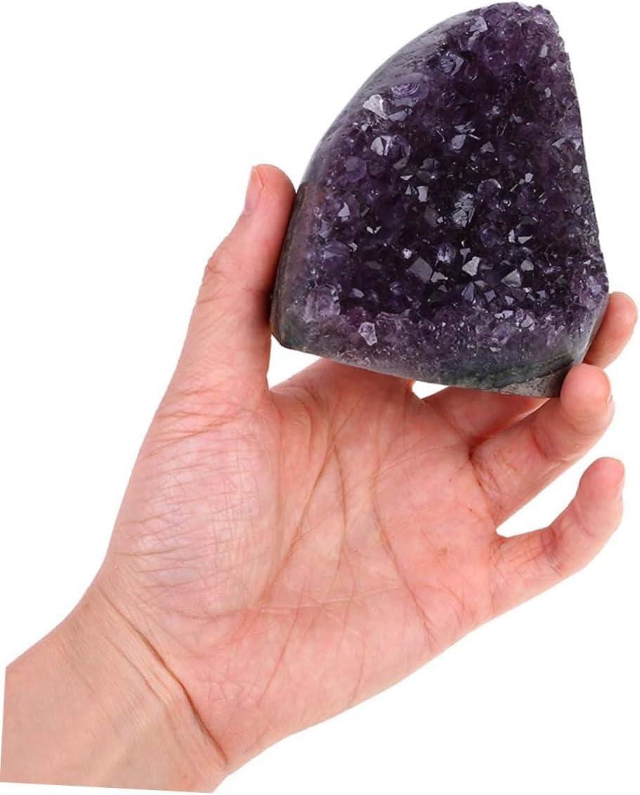 Natural Amethyst Cluster Crystal Handmade Purple Quartz Decoration for Home Décor and DIY Projects