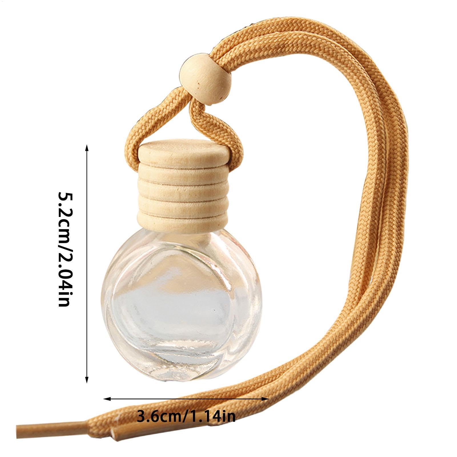 Diffusore per aromaterapia per auto in vetro sospeso - Deodorante per aria, bottiglia profumo auto