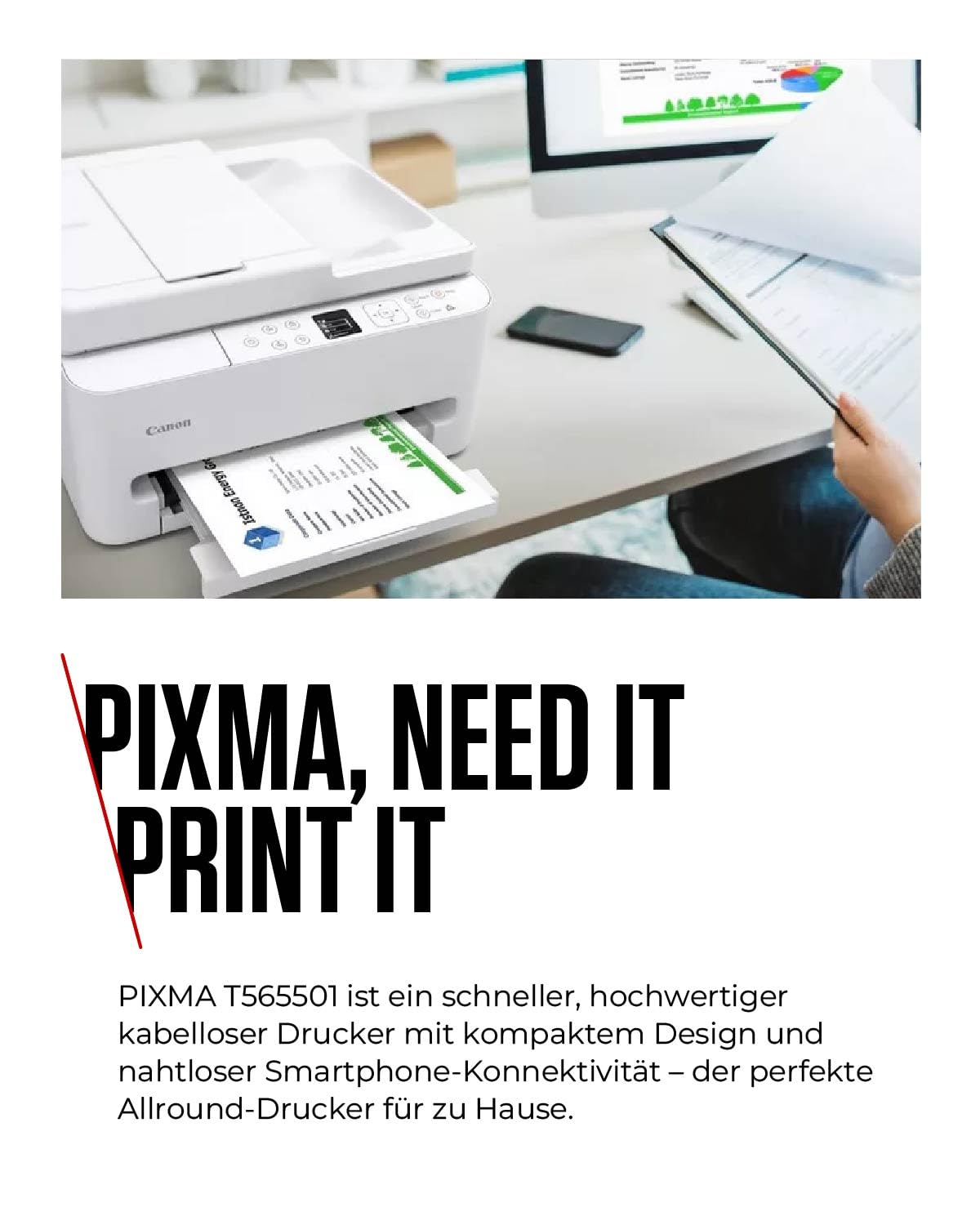 Canon PIXMA TS7550I WLAN Drucker | Mit ADF & Smartphone Druck