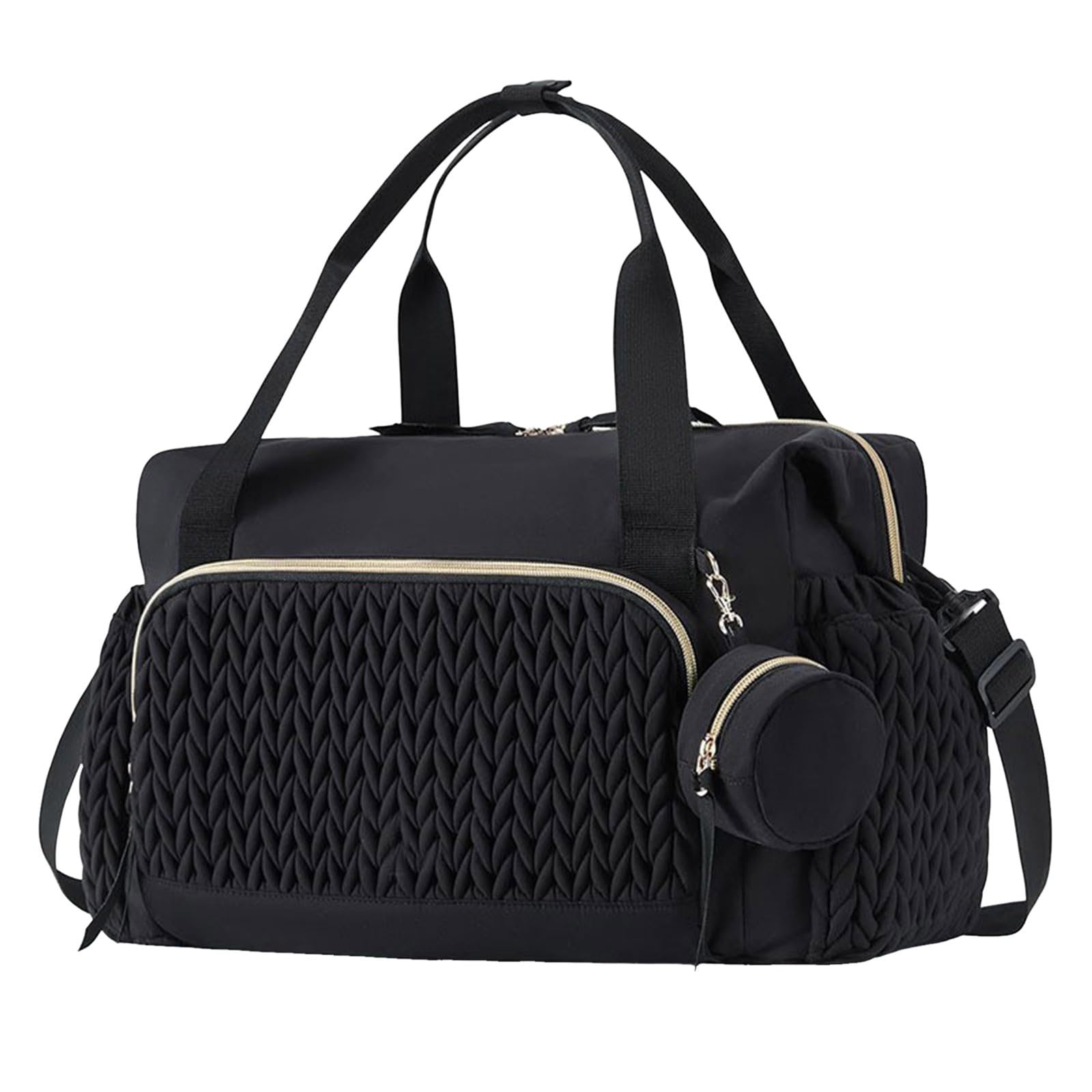 Borsone da Viaggio Donna Borsa Sportiva Elegante Leggero Lavoro con Scomparto per Scarpe Palestra Weekend