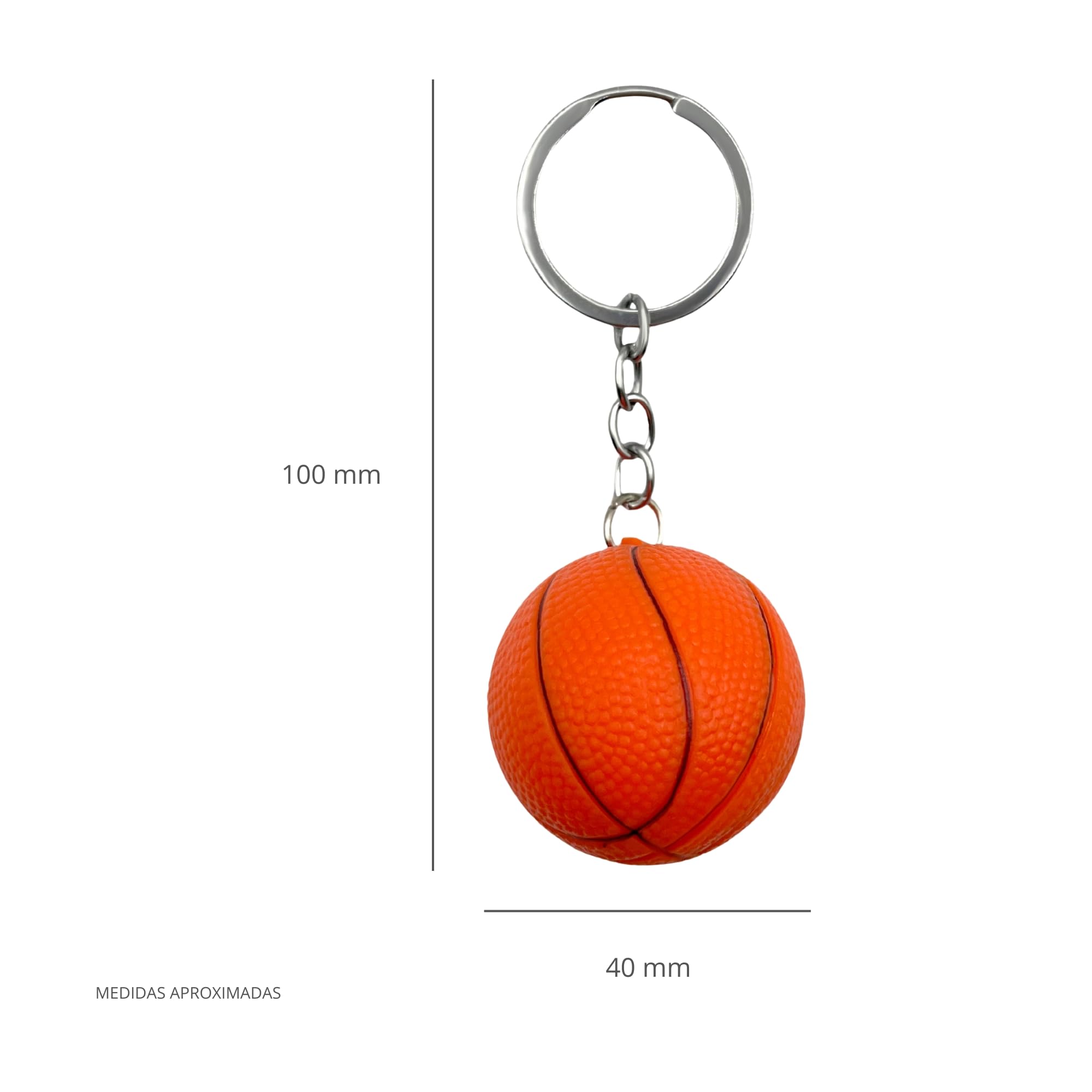 Llavero Baloncesto, Llavero pelota Basket, KeyChain Basket, 1 Unidad - imagen 4