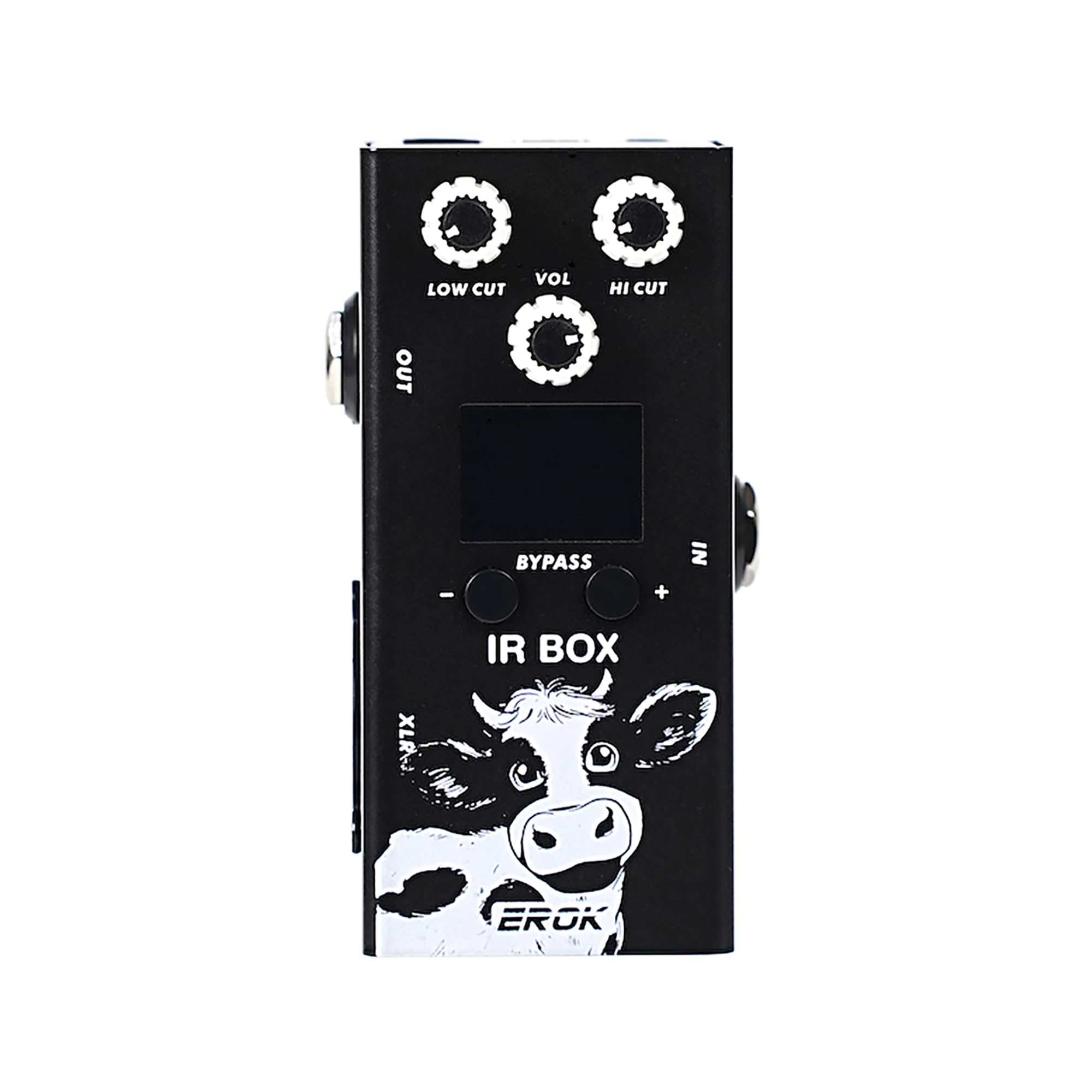 EROK IR BOX Cabinet Simulator Pedal with IR Loader, 9-Band EQ & 32 Presets