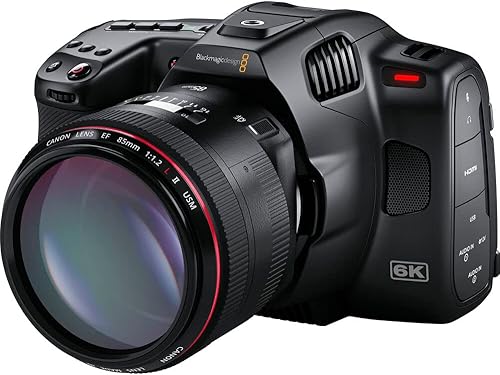 Miniatura 4 de Blackmagic Design Cámara de cine de bolsillo 6K G2 (CINECAMPOCHDEF6K2) + lente Canon EF de 1.969 in (0570C002) + tarjeta resistente SF-G de 64 GB +
