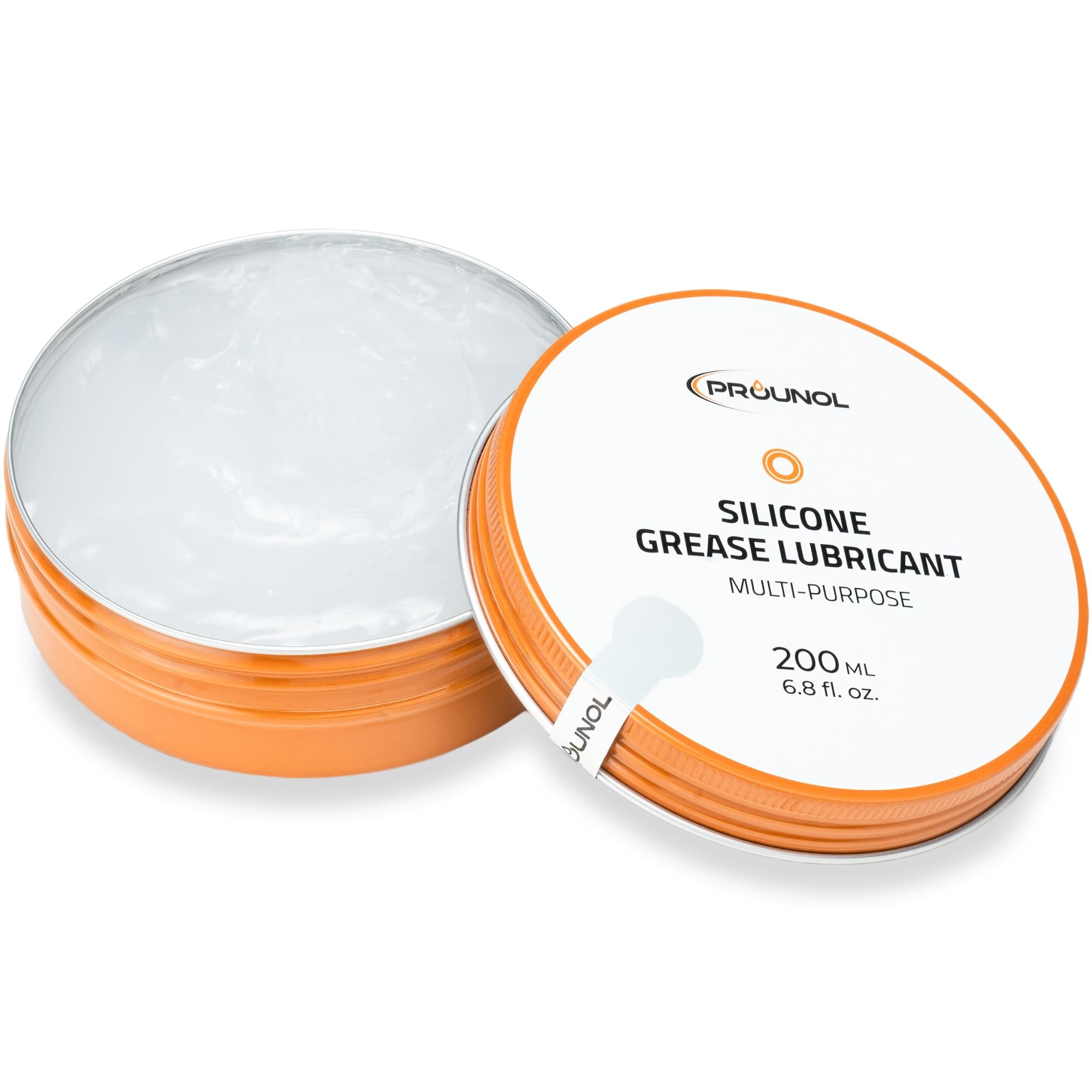 Prounol Grasso al Silicone 200 ml - Grasso Siliconico Multiuso - Pasta Dielettrica - Grasso Lubrificante per Gomma HT Impermeabile - per Guarnizioni auto, Oring, Isolante Elettrico