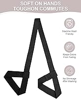 Vista 2 de Soporte para esterilla de yoga, correa de yoga de alta calidad para llevar esterillas de yoga con correa ajustable de gancho y bucle, adecuado