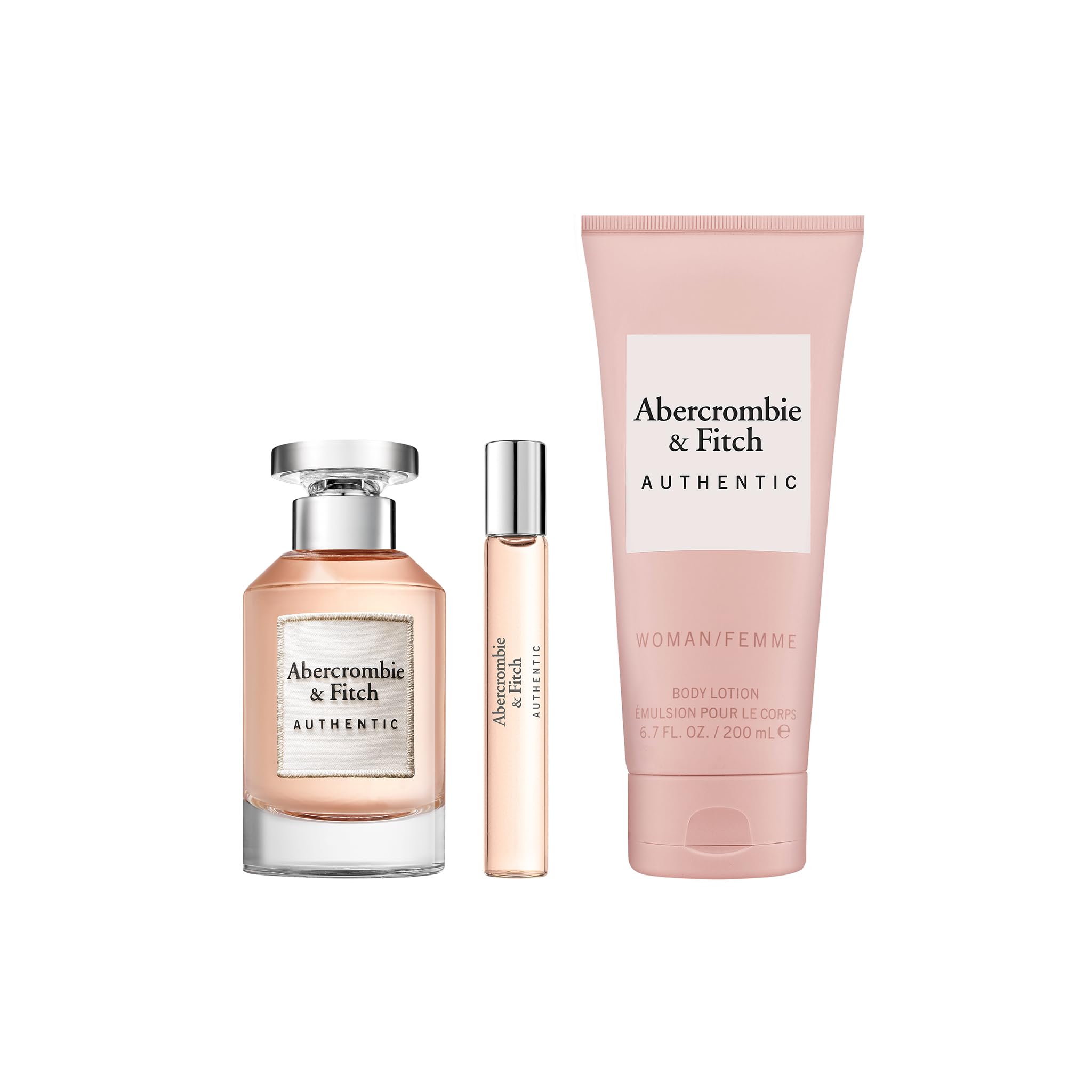 Abercrombie & Fitch Authentic Holiday Set for Women (Eau de Parfum 100ml + 15ml + Body Lotion 200ml)-picture-32