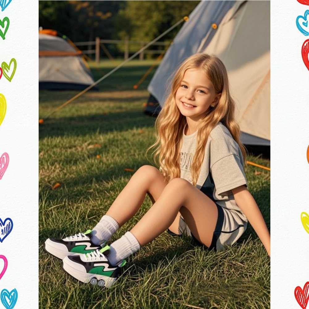 Patines De Ruedas para Niños,Zapatos con Ruedas para Niños Y Niña,adecuados para Caminar/Patinar