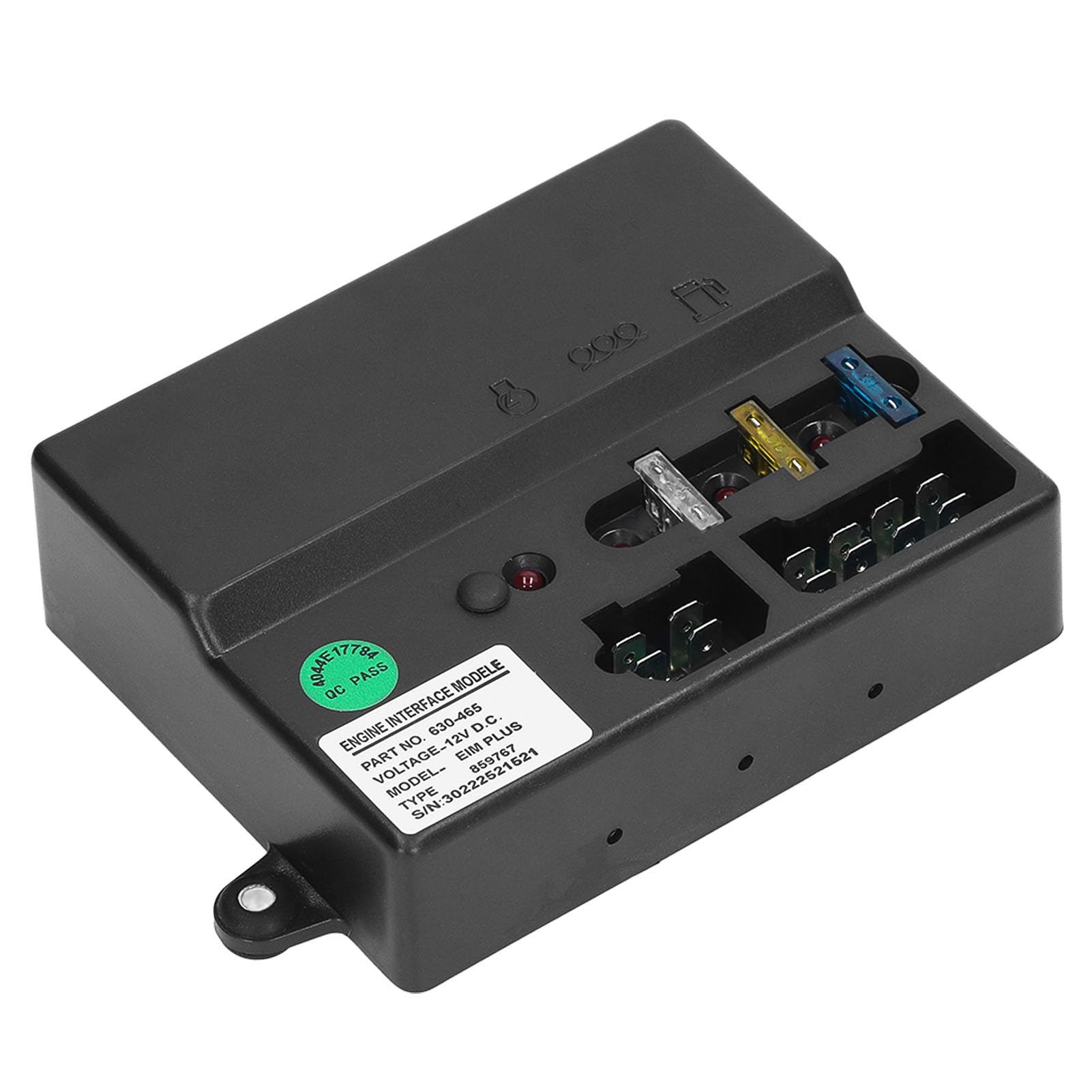 FTVOGUE Modulo Interfaccia Motore, Modulo Motore ABS 12VDC, Design Sigillato, Parte di Ricambio per Generatore di Avviamento per Uso di Manutenzione e Riparazione dell'attrezzatura