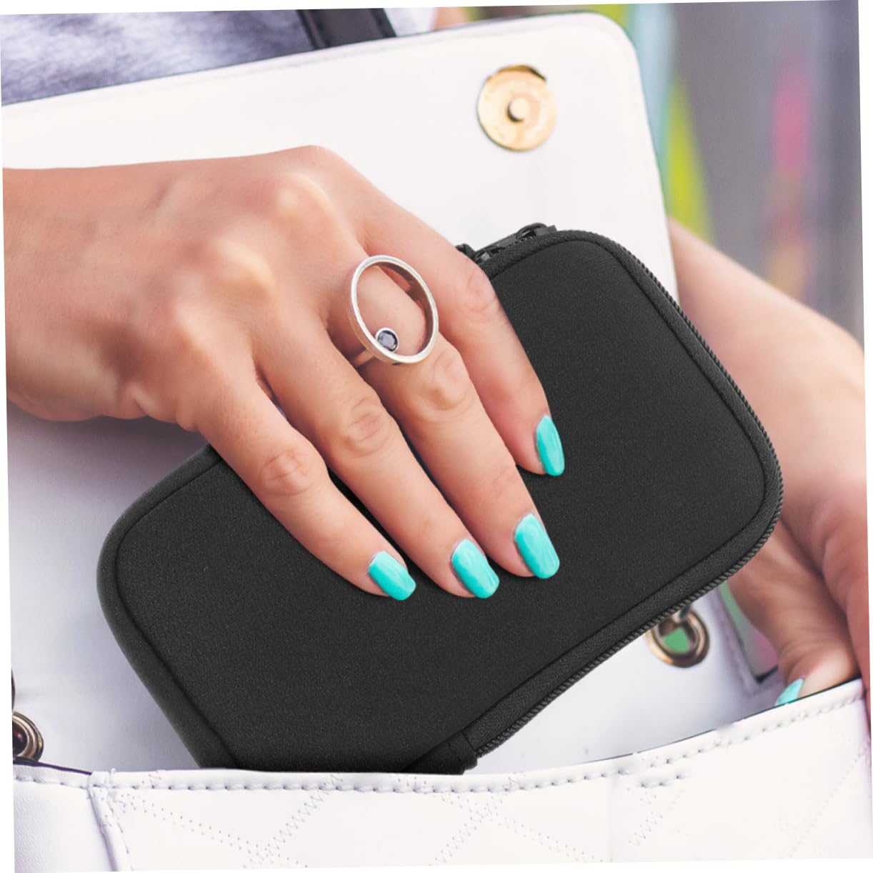 Uonlytech 8pièces Housse De Téléphone Néoprène Pochette Étanche Portable pour Randonnée Et Plage Accessoire Pratique pour Femmes