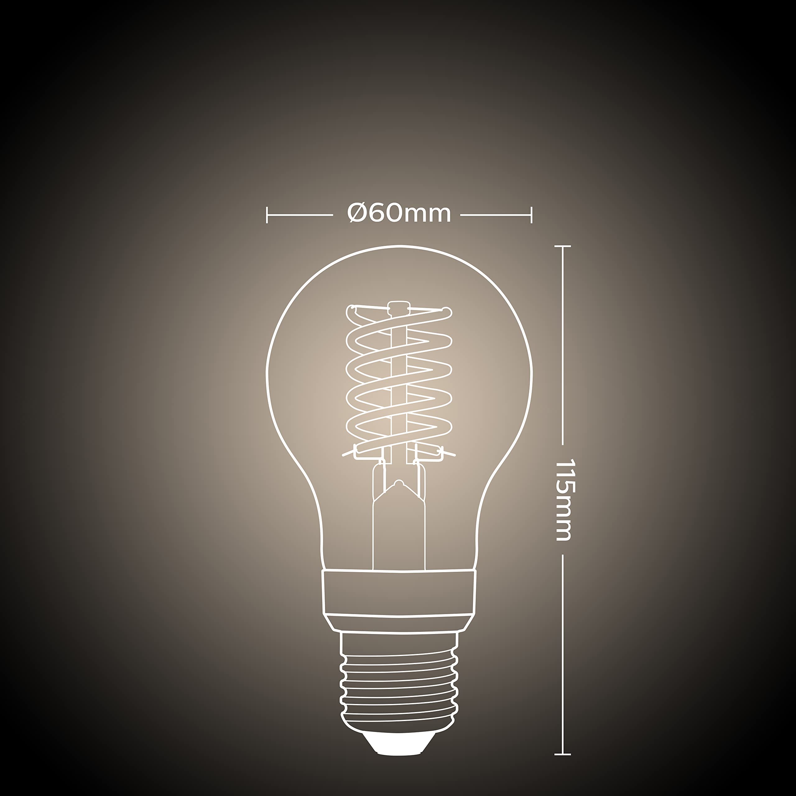 Philips Hue Raindrop Wandlampe Außen (Kupfer) - Außenleuchte - E27 - Warmweißes Licht - Hue White Filament