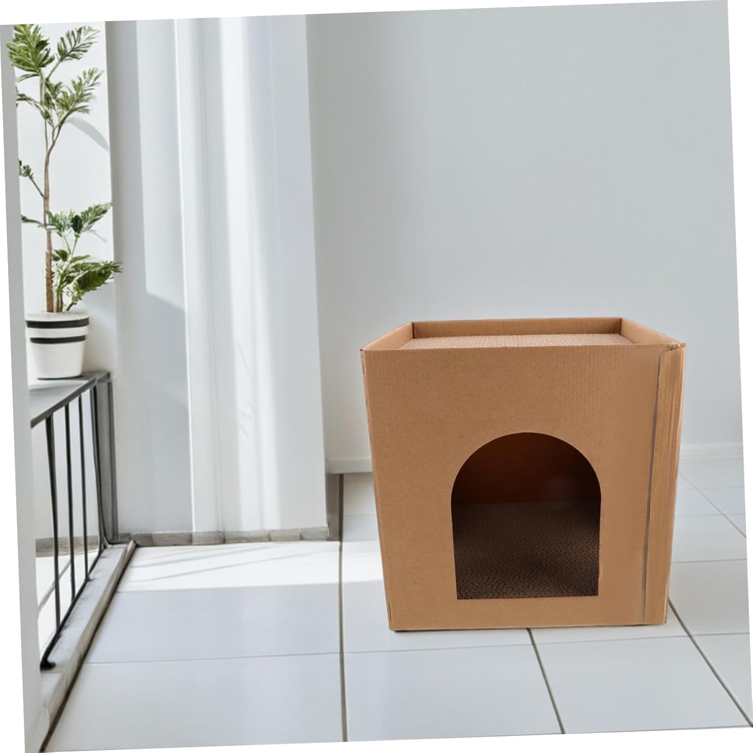 Scratching Pad House Cat Scratching Board Cardboard Scratch Nest Pet Cat Corrugated Cardboard Bed