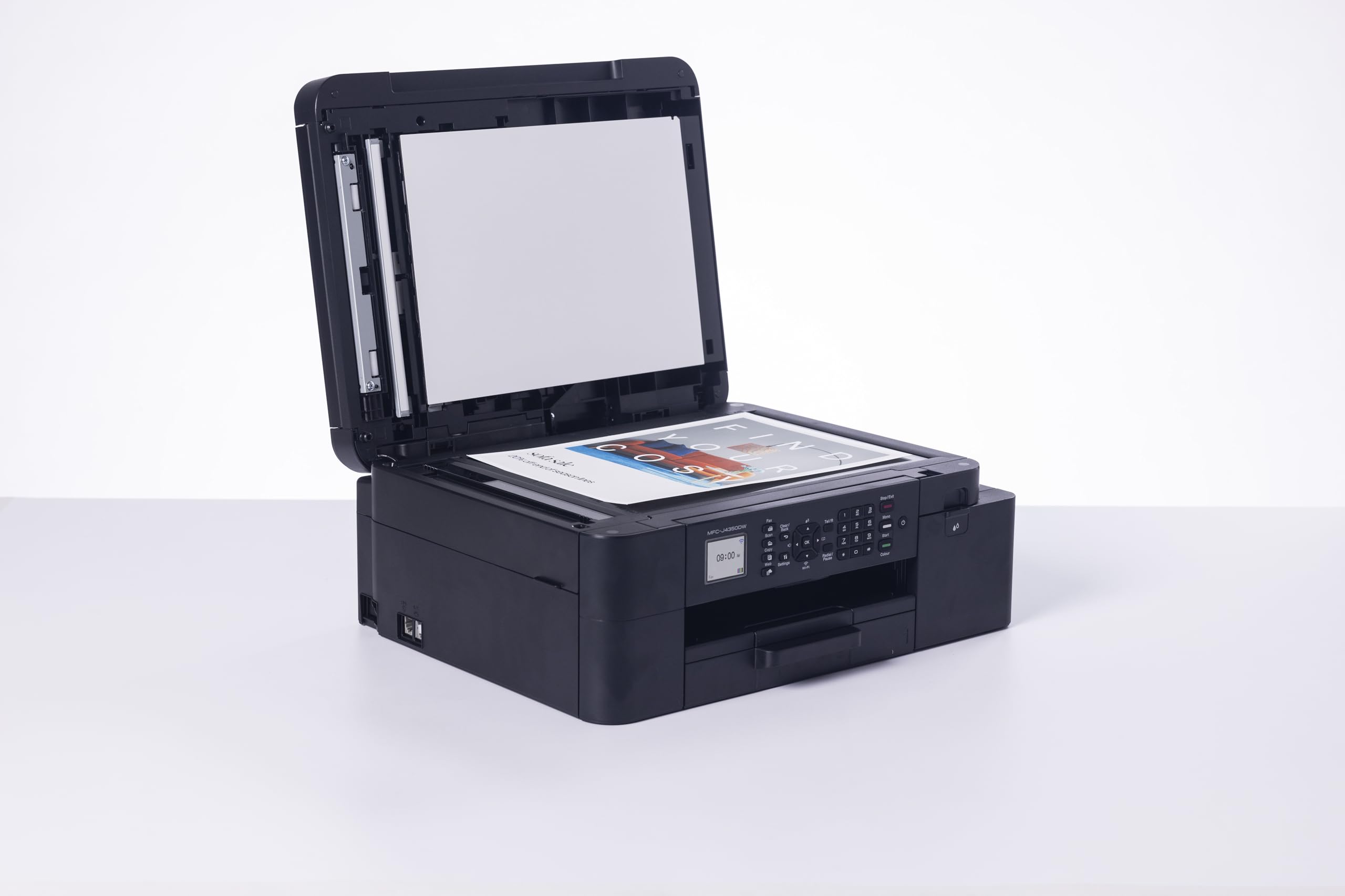 Brother MFCJ4350DW Impresora Multifunción de Tinta WiFi y WiFi Direct con Altas Prestaciones, Dúplex y Fácil Configuración, Negro