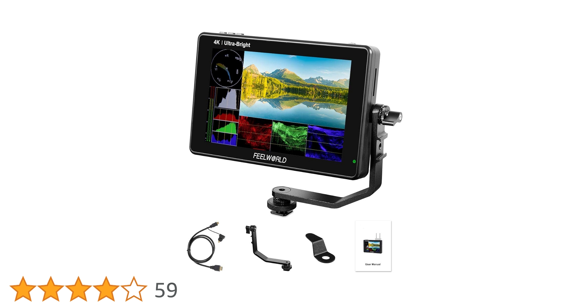 フィールワールド LUT7 PRO FEELWORLD LUT7 PRO 7 インチ 2200nit 3DLUT カメラモニター外部