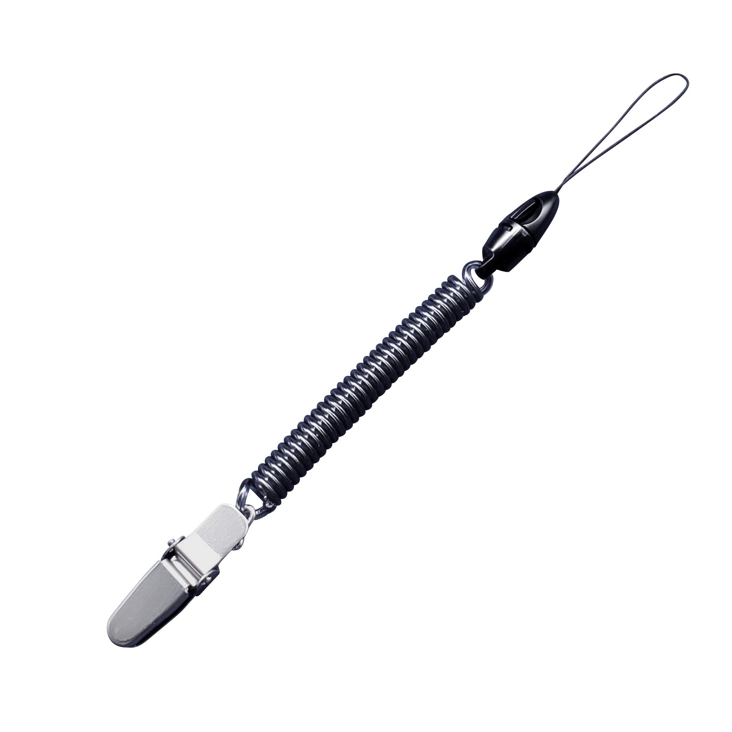 Spiral Strap with Metal Clip—Expandable Security Cord
