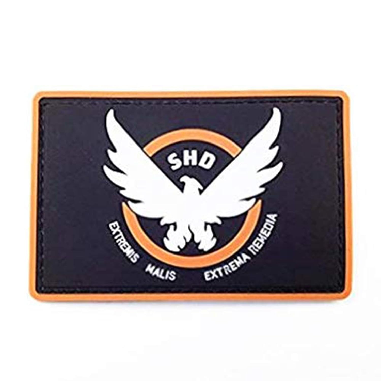 Morton Home Airsoft -Game -Cosplay The Division SHD Rubber 3D PVC Badge MORCLA Patch (Rectangle)