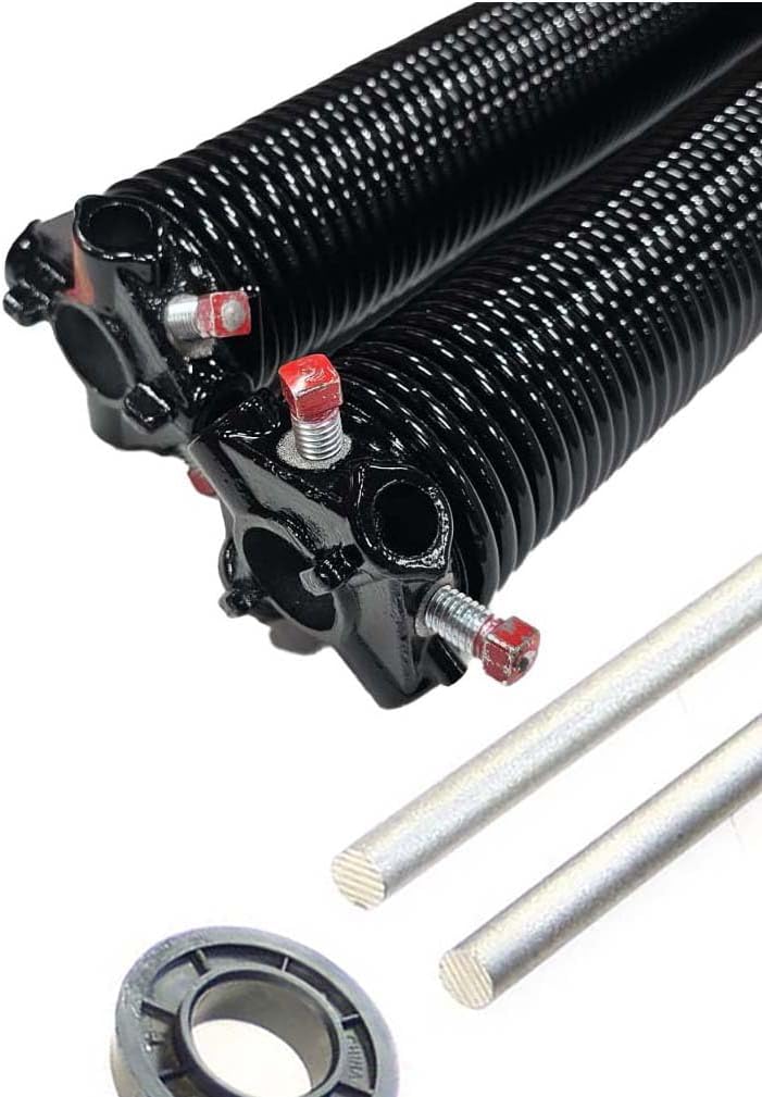 0.262 in. Wire x 2 in. x 35.5 in. L Electrophoresis Garage Door Torsion Springs in Blue Left and Right with Winding Bars