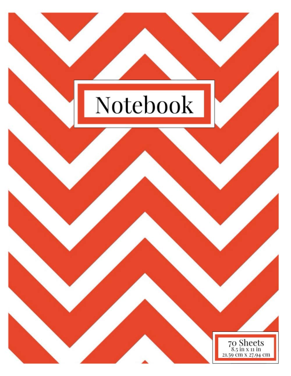 Notebook: Note Taking, Research, Composition, Essay, and Ideas Notebook - 8.5" x 11" - Paperback