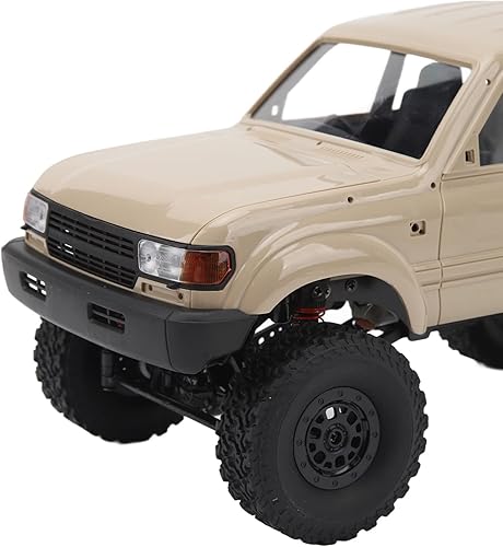 Miniatura 2 de RC Crawler, 500mAh 2.4GHz 116 Escala Completa Vehículo RC Camión Interior (Caqui)