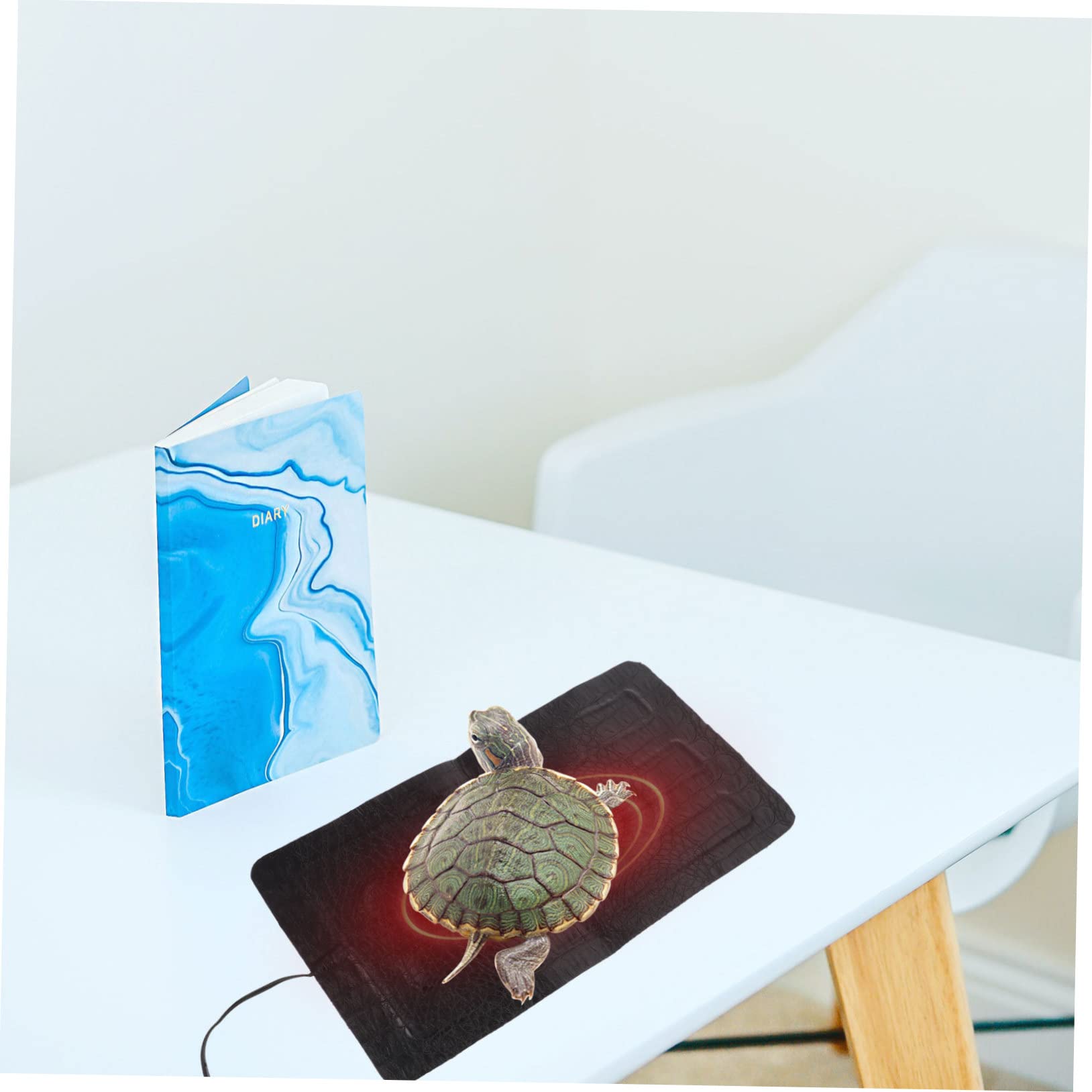 Mikikit Tappetino Riscaldante Regolazione USB a 3 Portatile Materiale Nero per Rettili e Piccoli Animali per Terrari e Esterno
