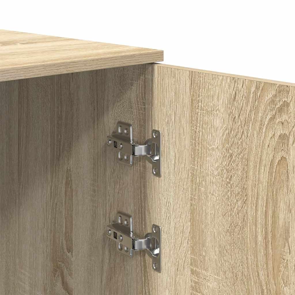 vidaXL Armoire de rangement en chêne Sonoma 50 x 45 x 103,5 cm - Armoire de rangement pour bureau
