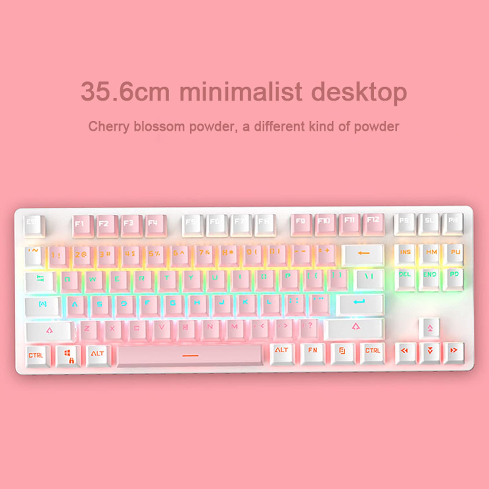 Amazon | LJFLI ゲーミングキーボードメカニカルキーボード有線104キー