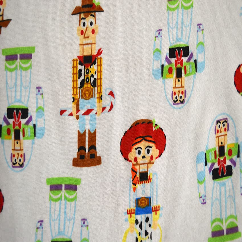 AMERICAN MARKETING ENTERPRISES Boys Toy Story Buzz Woody Jessie Christmas Nutcracker Infant Pajama (0-3 Months)