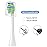 YMPBO Toothbrush Replacement Heads Compatible with 7AM2M AM100/AM105/AM110 Electric Toothbrush, Soft Brush Bristles, 5 Pack White + 5 Pack Black