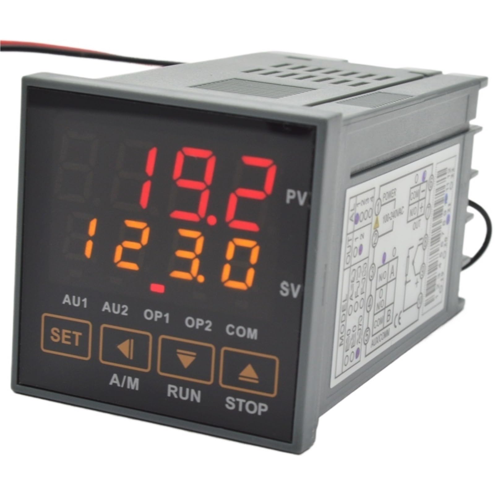 Rampa de programa de 30 segmentos, controlador de temperatura PID de remojo, AI-518P, termostato 526P for horno de mufla de laboratorio, 48x48mm(Output 4-20mA 1alarm)