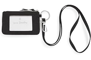 Vera Bradley Women's Black Lanyard Wallet