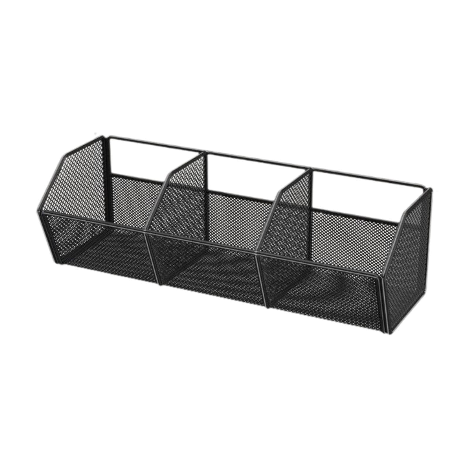 Sharplace Hängekorb Obstkorb, hängende Obstkörbe Küche, Küchenorganizer mit doppeltem Netz, Drahtkorb Obstorganizer Metall Ständer, Hängekorb wandmontierbar für Küche Bad Wohnzimme, Einzelne Schicht