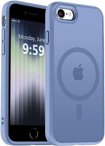 Vista 1263 de MOCCA - Funda magnética resistente para iPhone 11 de 6.1 pulgadas, compatible con MagSafe, protector de pantalla de vidrio + protector de lente