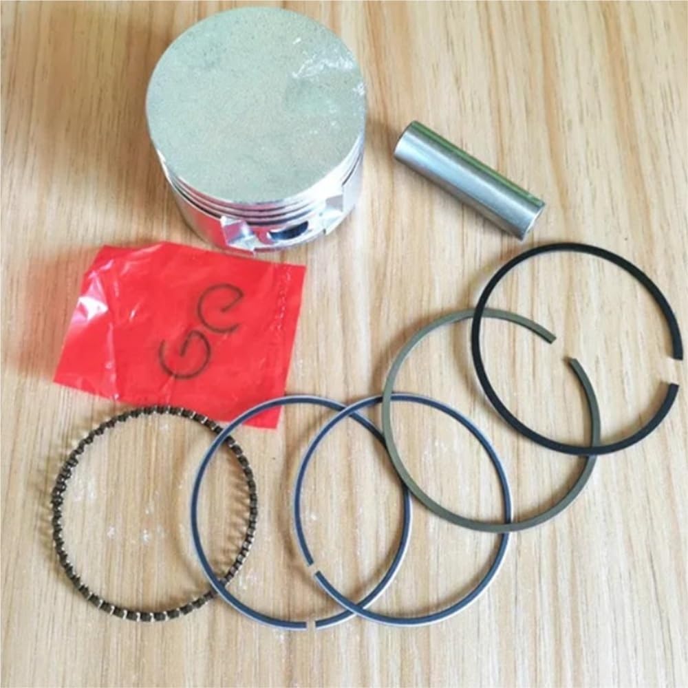 Yhfias One Color Piston Kit 51Mm Fit For Eh09 Eh09-2 Engine Motor Piston Rings Pin Clips Assembly Rammer Tamper Replacement