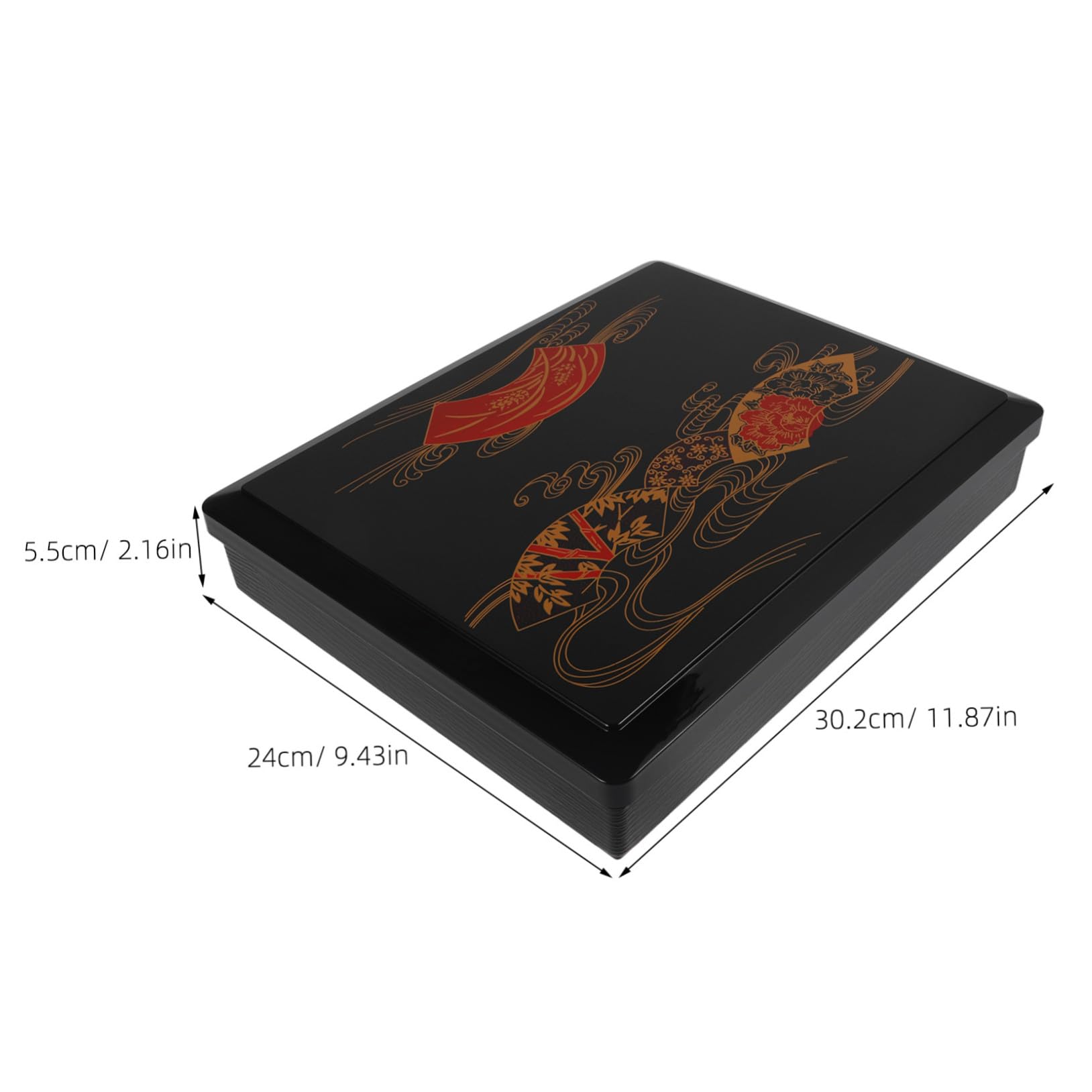 ERINGOGO Boîte Bento Japonaise à Six Compartiments Étanche Conteneur Déjeuner Portable pour Hommes Snack Box Réutilisable Design Japonais Compact pour Repas Frais Déplacement
