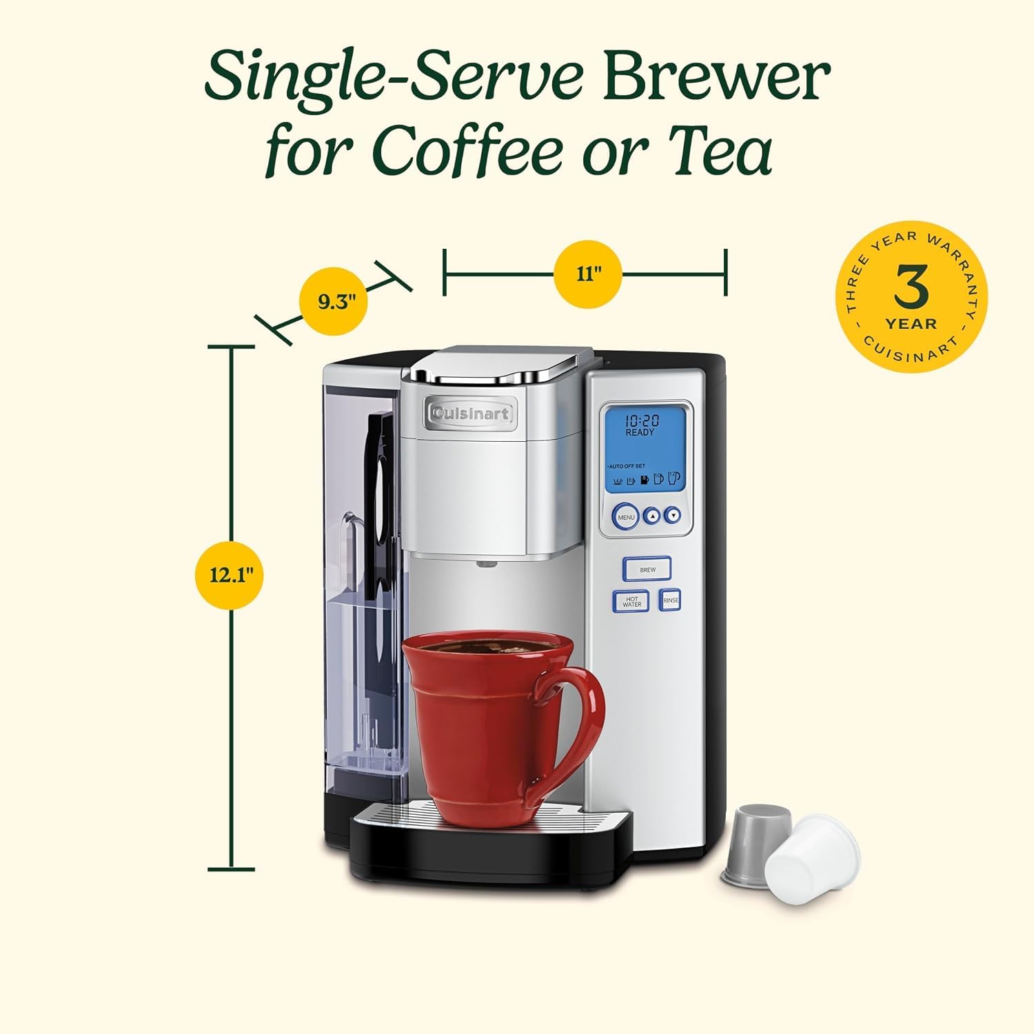 コーヒーメーカー・エスプレッソマシン Cuisinart Single Serve Coffee Maker Amazon | Cuisinart (クイジナート) コーヒーメーカー シングルサーブ