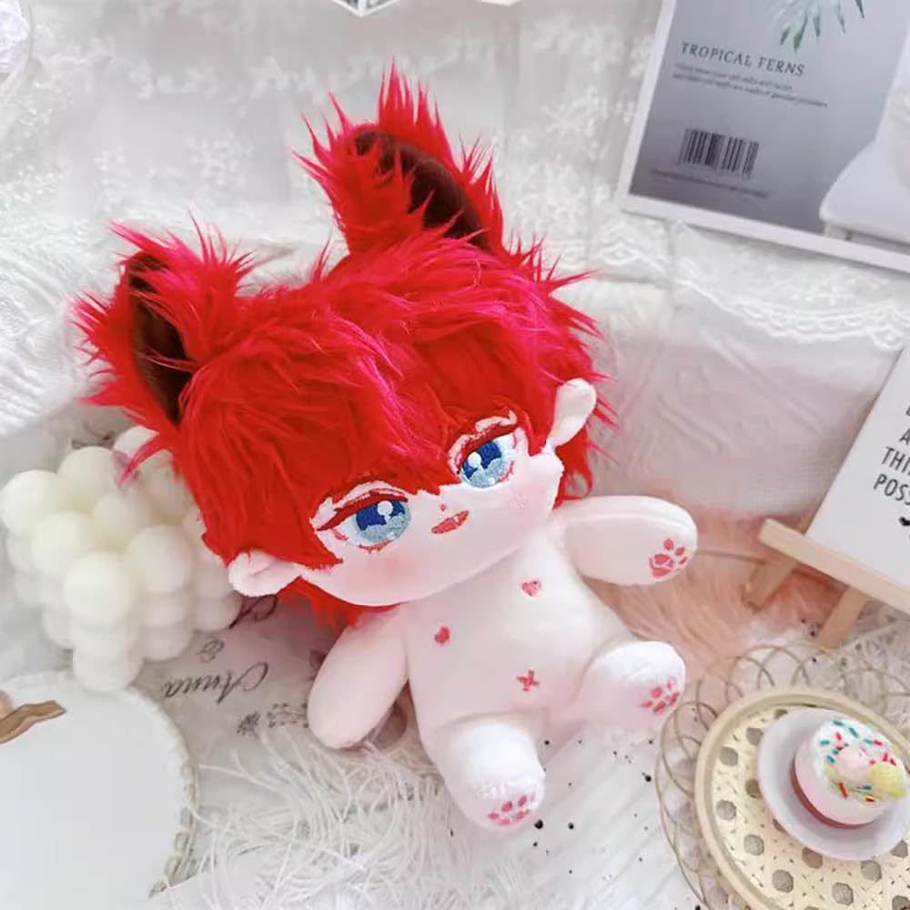 Poupée Peluche 20 Cm Avec Squelette – Corps Articulé, Cheveux Longs – Pour Customisation, Déguisement – Cadeau Créatif