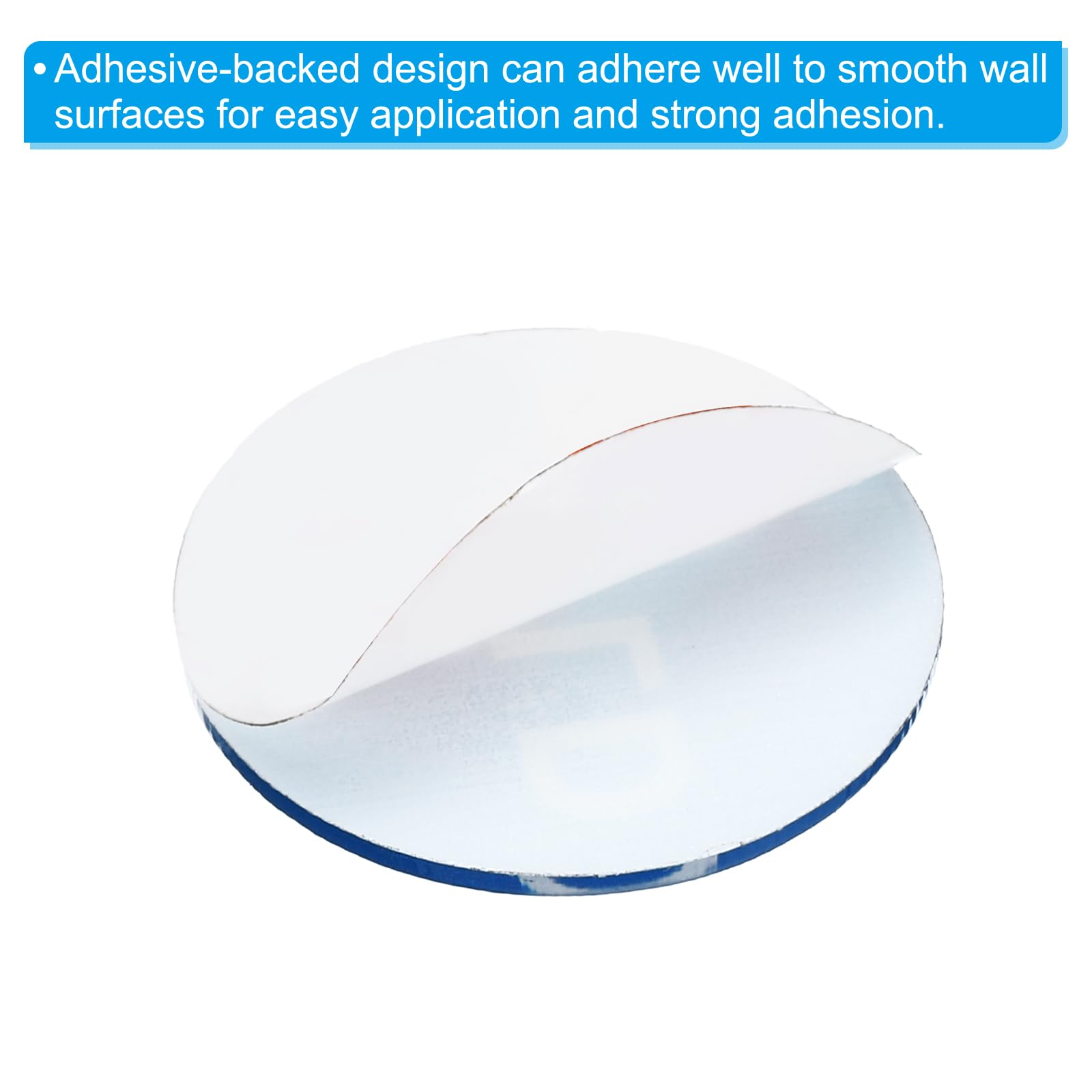 PATIKIL Self Stick Hot/Cold Water Labels, 3 works/6 Pack Acrylic Round Shape Sticker Signs for Faucets Sinks Red/Blue - Image 4