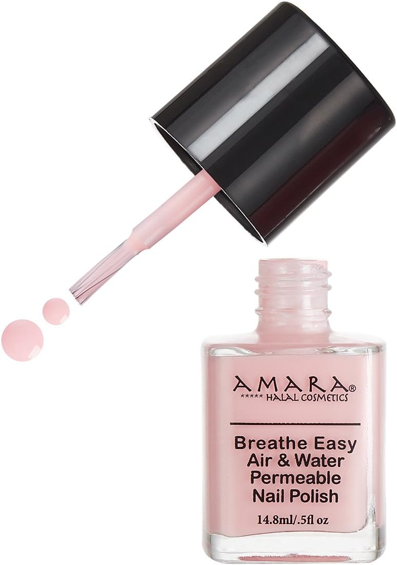 Amara Breathe Easy Air & Water Permeable Nail Polish (Pink Daisy)
