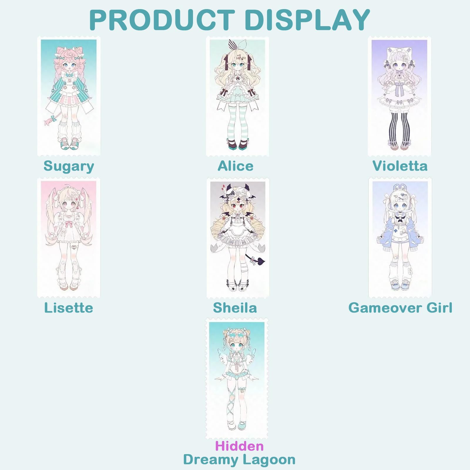 Sugary Girls Series  (Contains 1 Figure), 1/8 MJD Blind Box Cute Figures Collectibles Birthday Gift: Single Box