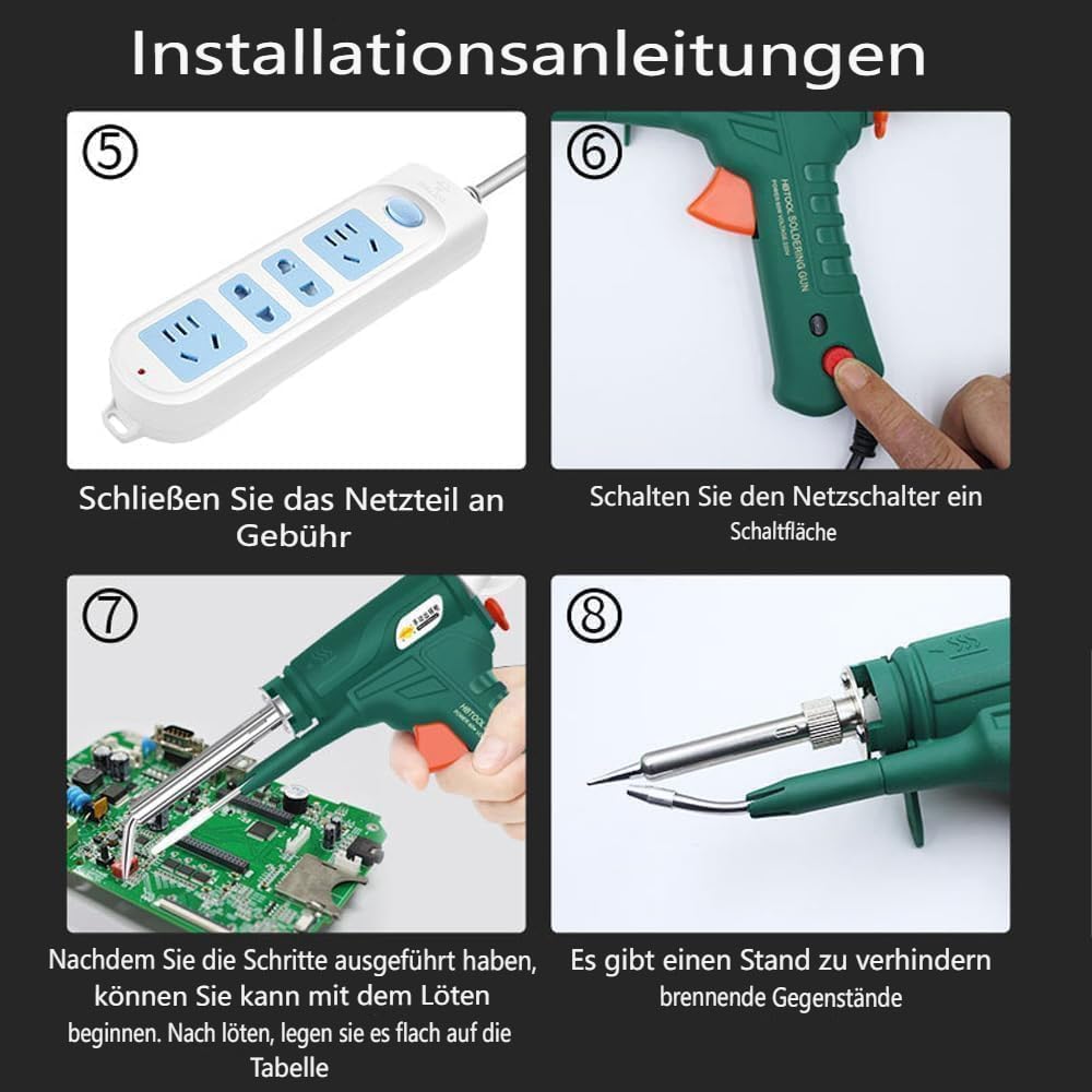 Ayyecoeeye Laserschweißgerät Set 5-teilig - Industrielle Schweißpistole