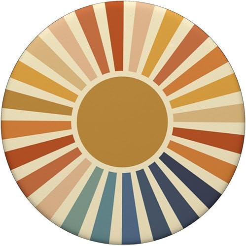 Miniatura 3 de Sunset Retro Otoño Colores Estilo nostálgico PopSockets PopSockets Estándar PopGrip