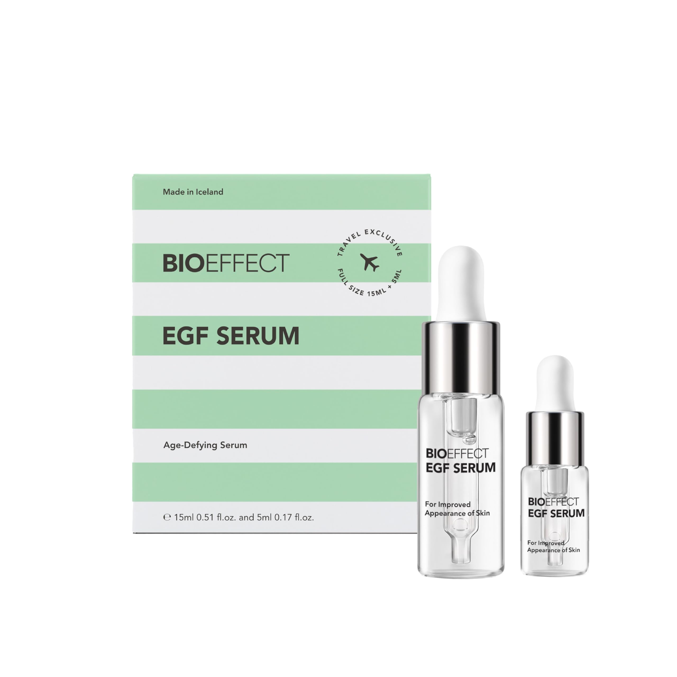 - BIOEFFECT EGF Serum | Epidermal Growth Factor + Hyaluronic Acid | Age-Defying Face Treatment for Fine Lines & Wrinkles, Hydration & Firmness, 20 mL / 0.68 oz