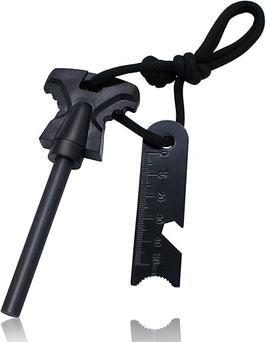 Miniatura 2 de Kit de magnesio de arranque de fuego de emergencia, 6 bolsas, barra de ferro, equipo de supervivencia al aire libre, camping, senderismo, bushcraft,