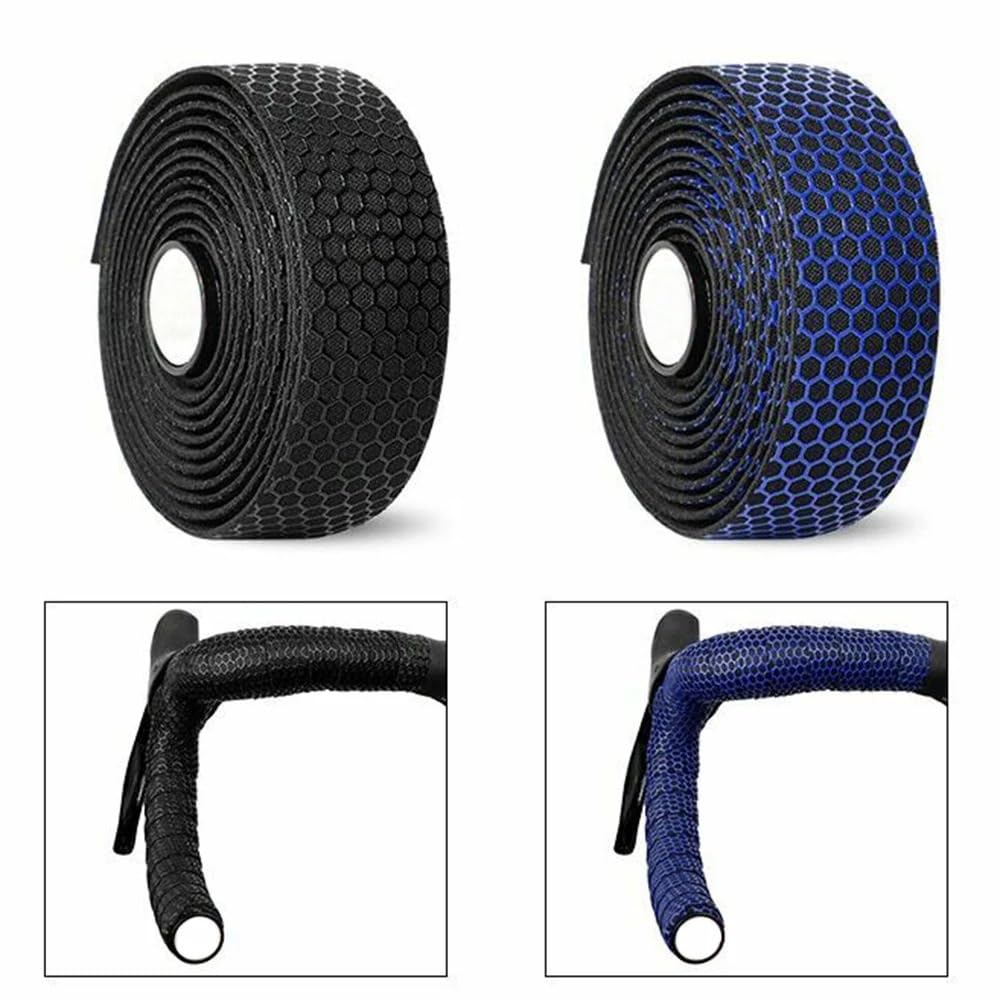 Cinta para Manillar de Bicicleta, 1 par de Manillar Bicicleta Carretera, Cinta con absorción Impacto for Ciclismo