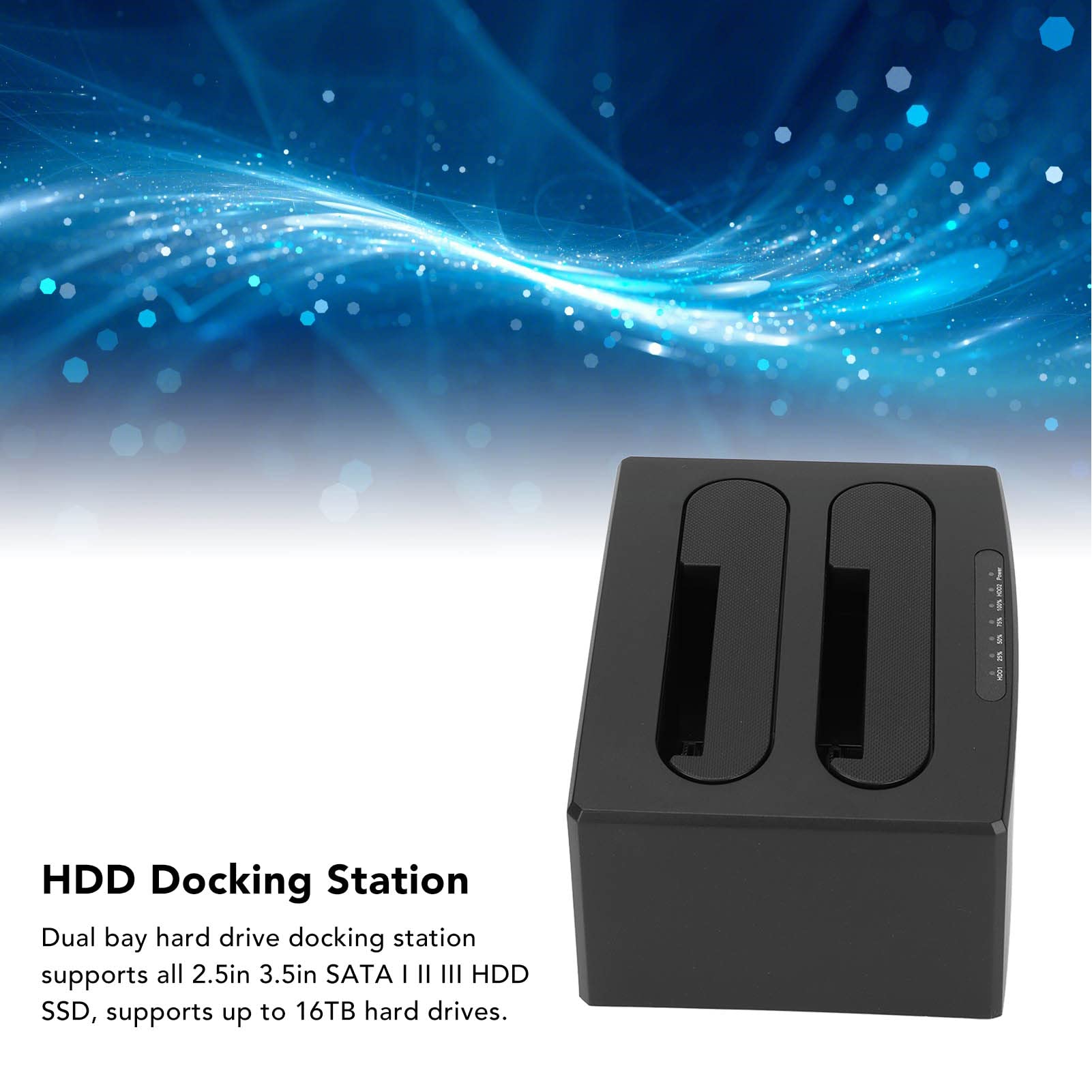 USB 3.0 Naar SATA I II III Dual Bay Externe Harde Schijf Dockingstation