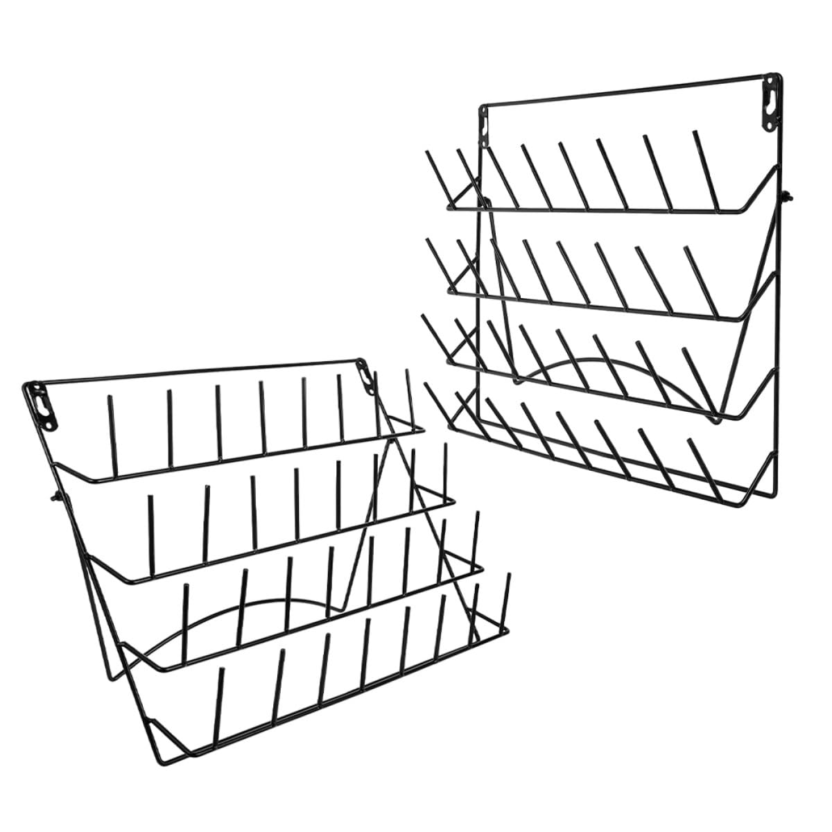 Rangement mural gain de place avec support en grille FOMIYES