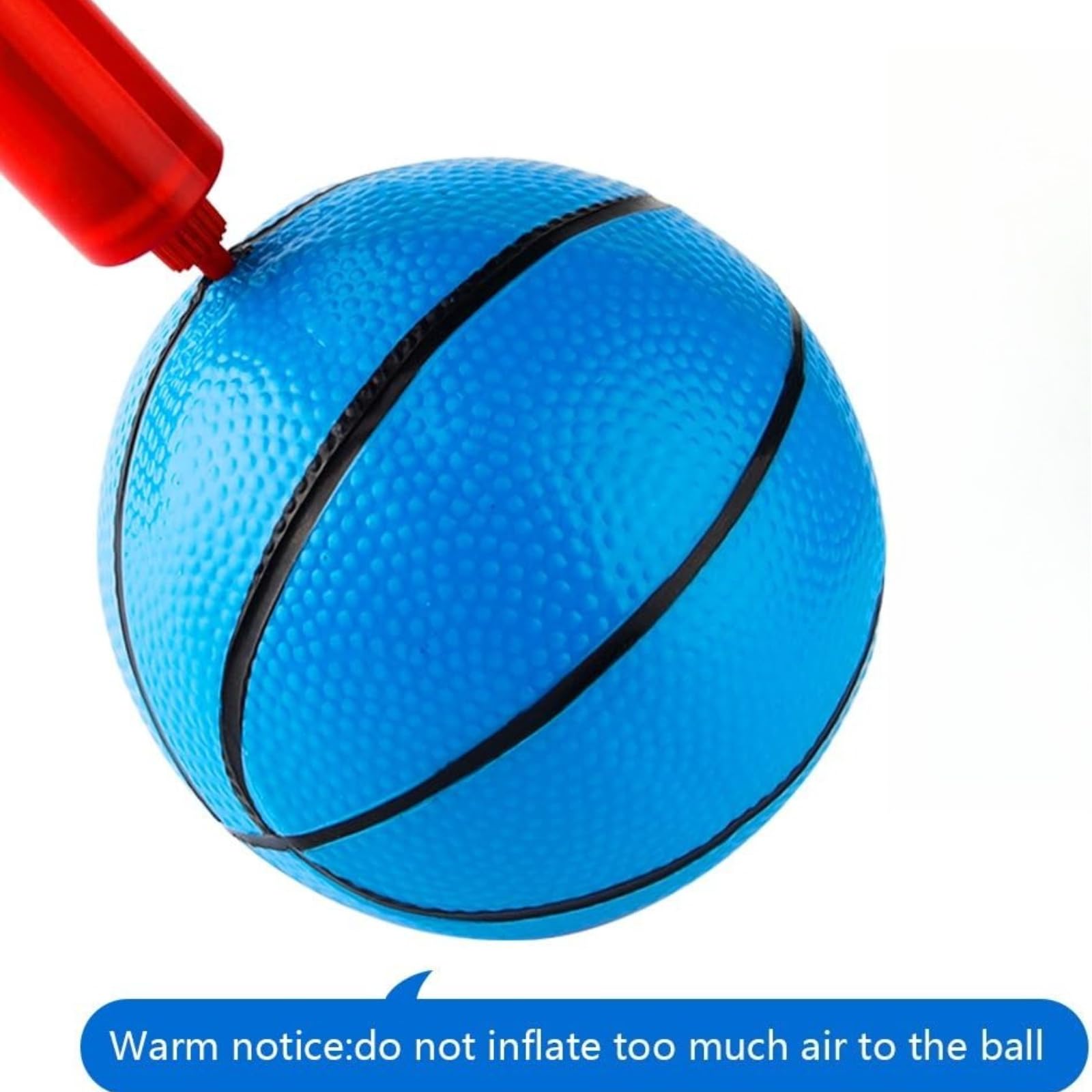 ASQzhuLIWing 4 piece mini basketball set 12.7cm inflatable soft rubber basketballs a small portable stress relief ball perfect for indoor and outdoor pool parties - Image 3