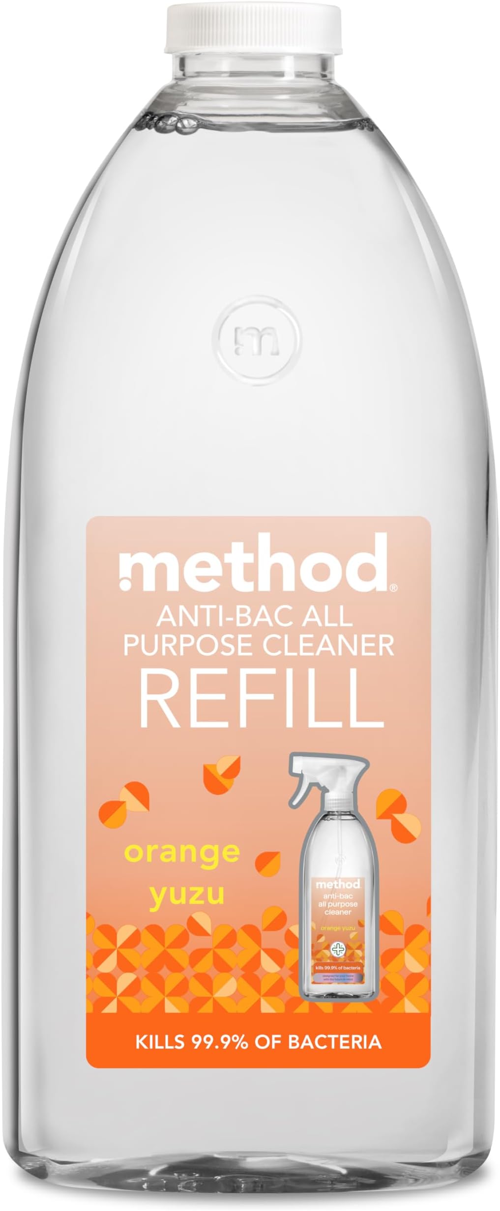 Antibacterial Spray Refill, All Purpose Cleaner, Orange Yuzu, 2L