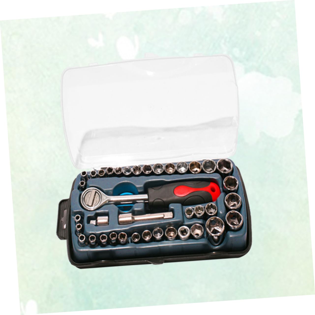 jojofuny Ensemble de 40 Douilles Polyvalentes pour Réparation Automobile et Moto, Outils de Quincaillerie Domestique