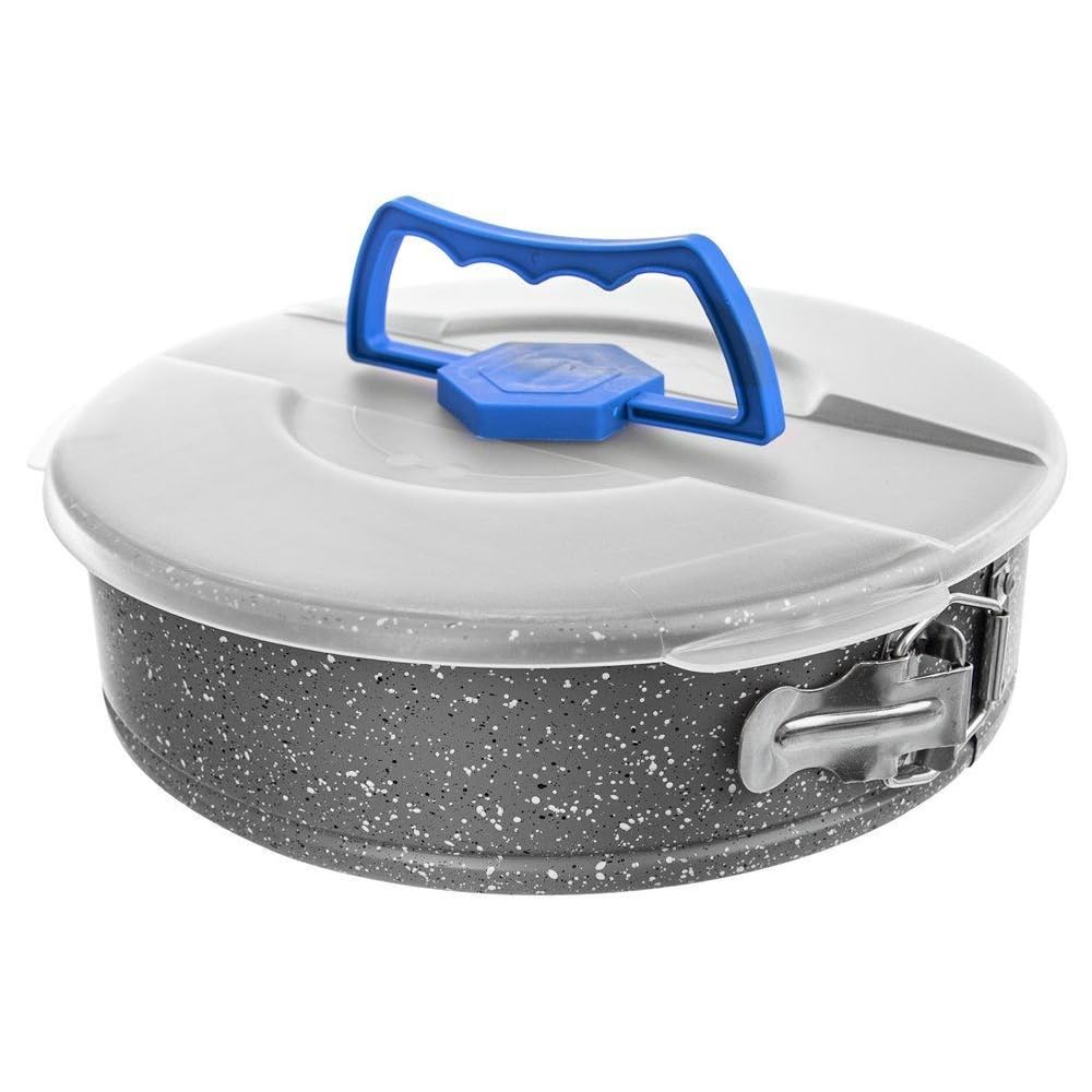 GRANDE - Molde para tartas con tapa (revestimiento de granito, 26 cm)