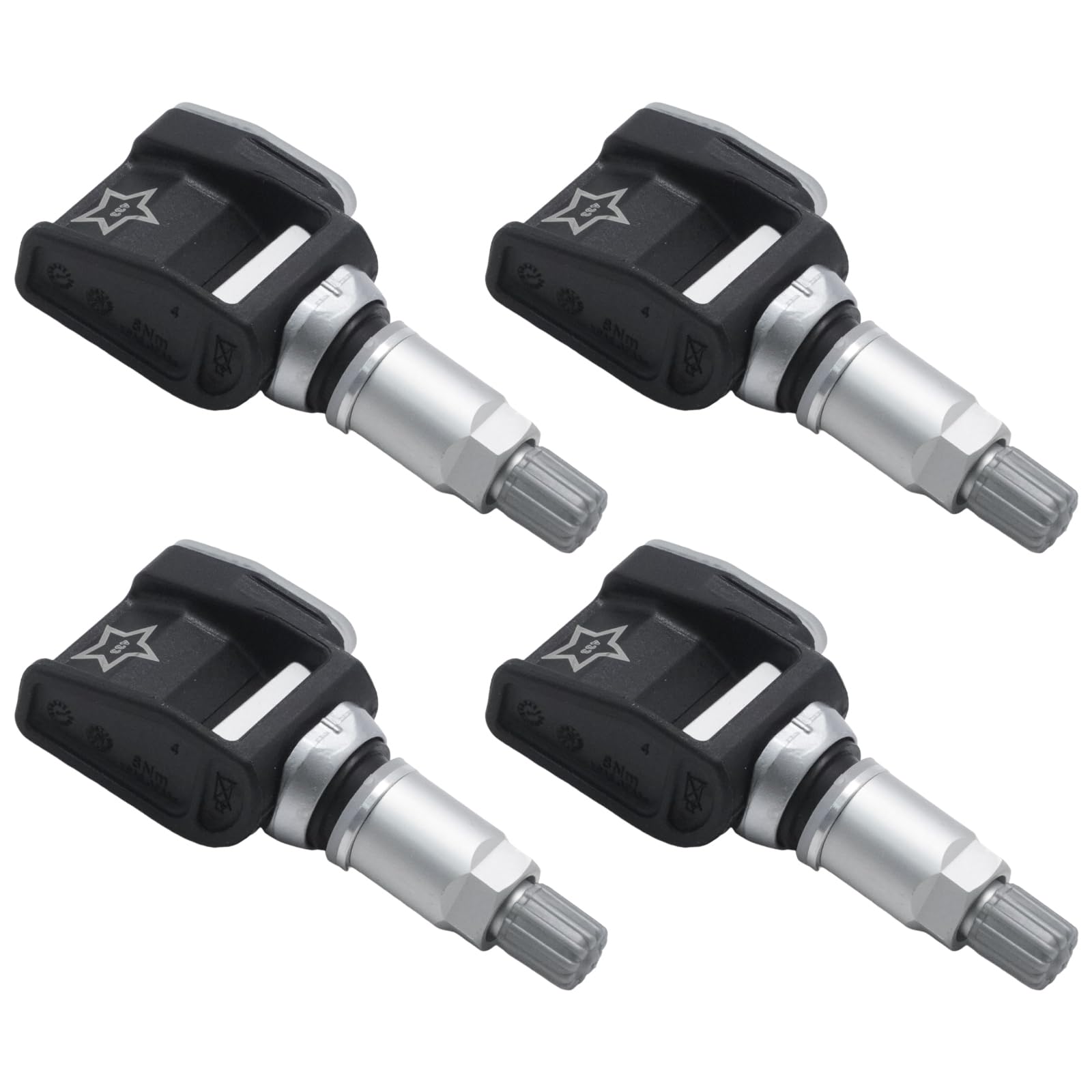 36106872774 TPMS Lot de 4 capteurs de pression des pneus de rechange pour BMW Série 3 G20 G21, Série 5 G30 G31, X3 X4 X5, remplace 36106876957